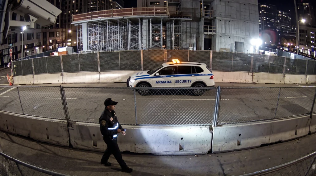 Construction site security patrol — Armada Patrol in San Francisco