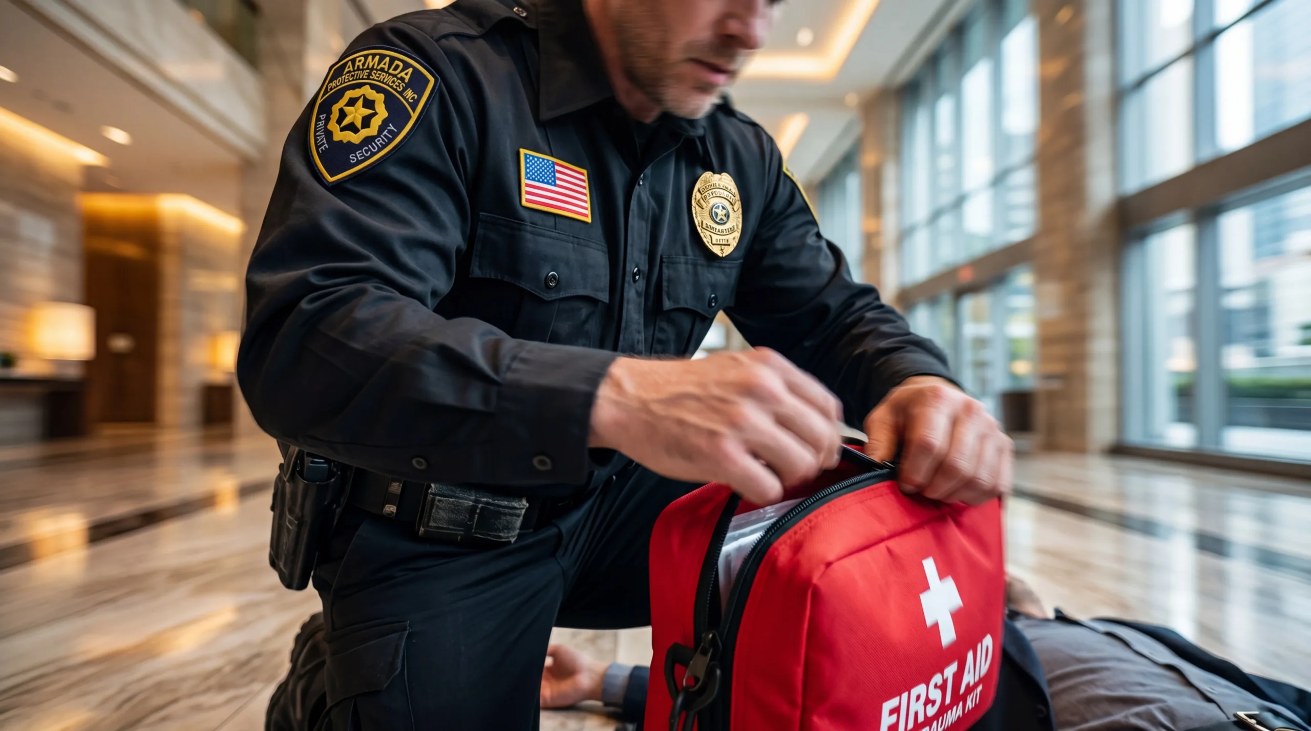 Security guards as first responders — Armada Patrol